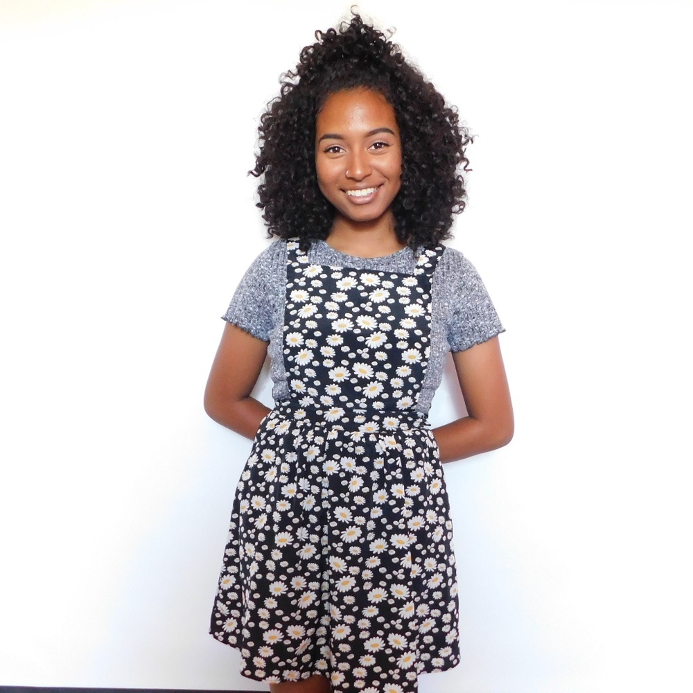 Daisy Pinafore/ Overall Dress